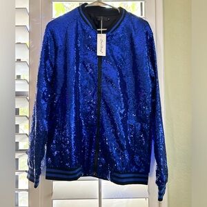 Sparkly Blue Jacket Size M